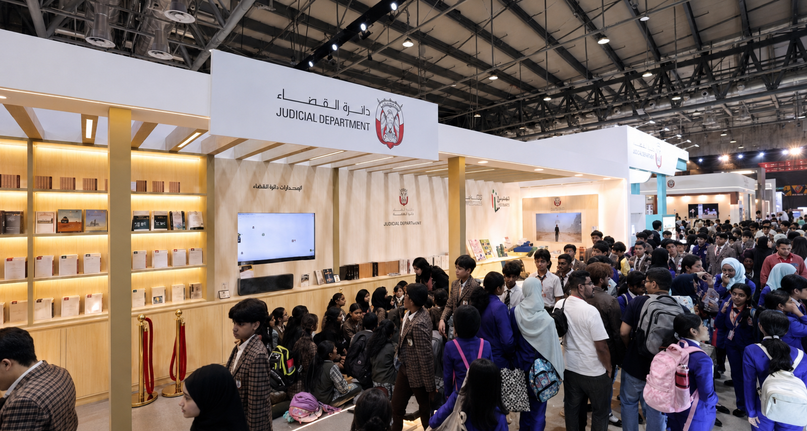 Abu Dhabi Judicial Department Stand at Sharjah International Book Fair | SIBF